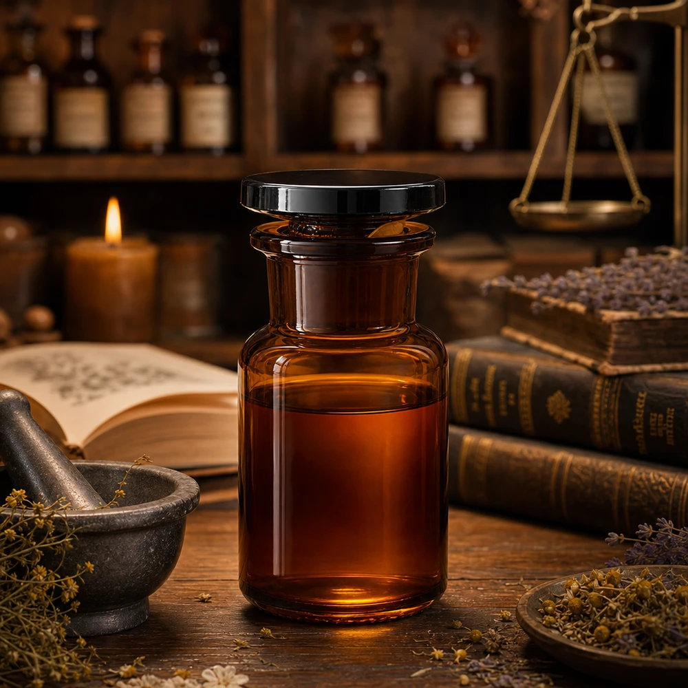 Bottiglia a spalla tonda 50ml marrone collo largo tappo in vetro Flacone da farmacia da 50 ml, marrone, a collo largo, con tappo in vetro, realizzato in vetro borosilicato di alta qualità