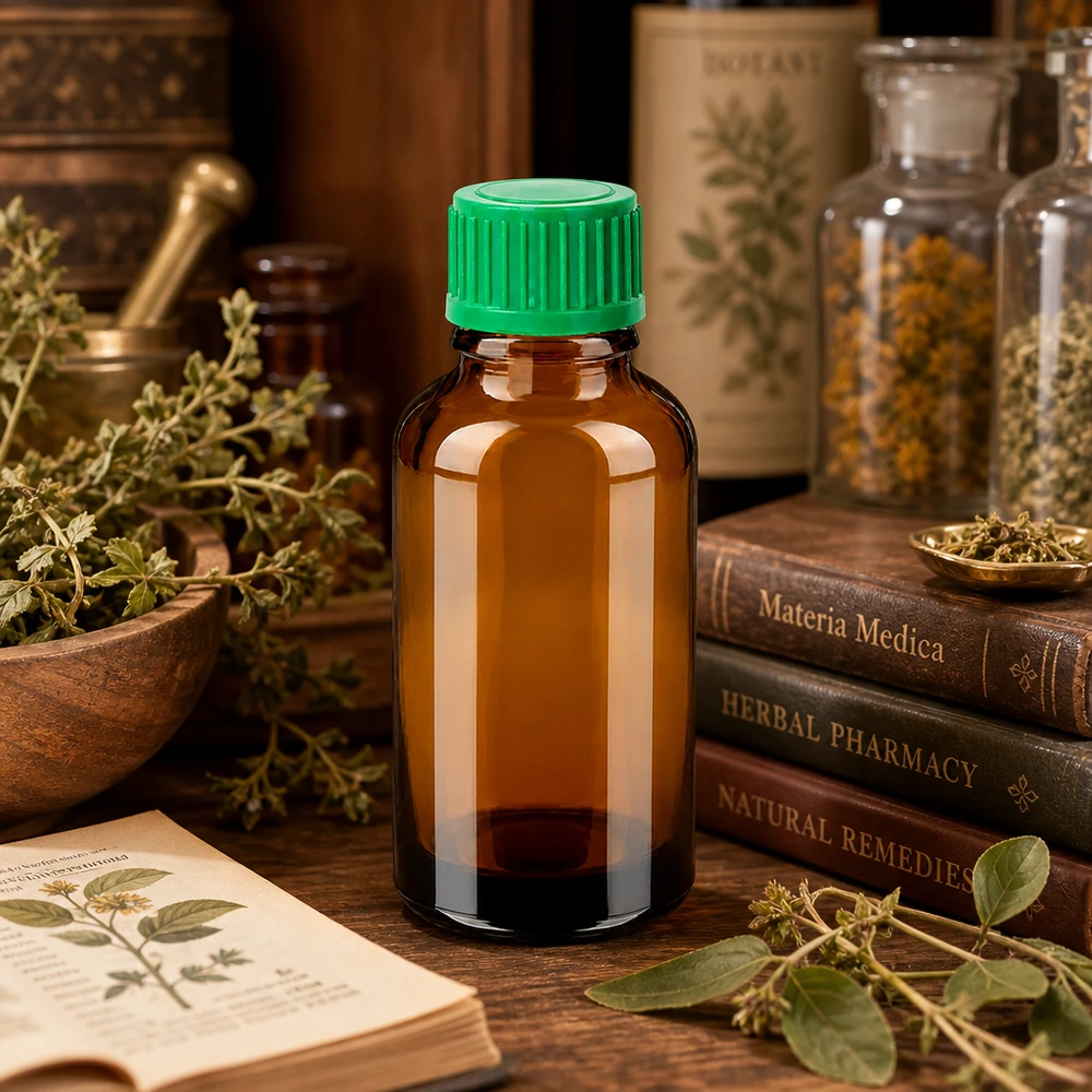 Flacone contagocce da 30 ml 0,8 mm verde STD BrownLine UT18/30 Flacone contagocce per farmacisti da 30 ml con beccuccio contagocce standardizzato da 0,8 mm per ottenere quantità esatte.