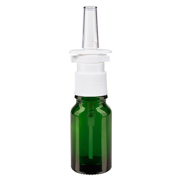 Flacone spray nasale verde da 10ml bianco/tr. STD ApoGlas