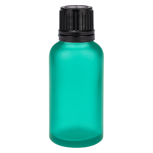 Flacone contagocce da 30 ml 1 mm nero OV GreenL. UT18/30