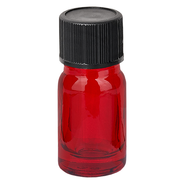 Flacone contagocce da 5 ml 1 mm nero STD RedLine UT18/5