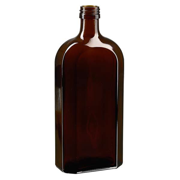500 ml bottiglia Meplat marrone PP28