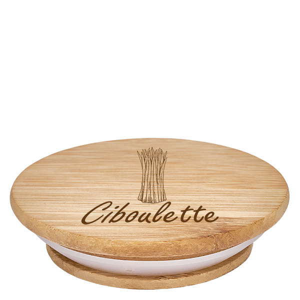 Bocchetta in legno "ciboulette" per WECK RR60