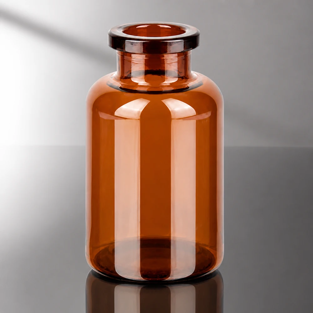 Flacone per iniezione in vetro ambrato 20ml Kompakte Braunglas Injektionsflasche 20ml für Abfüll- und Verpackungsprozesse