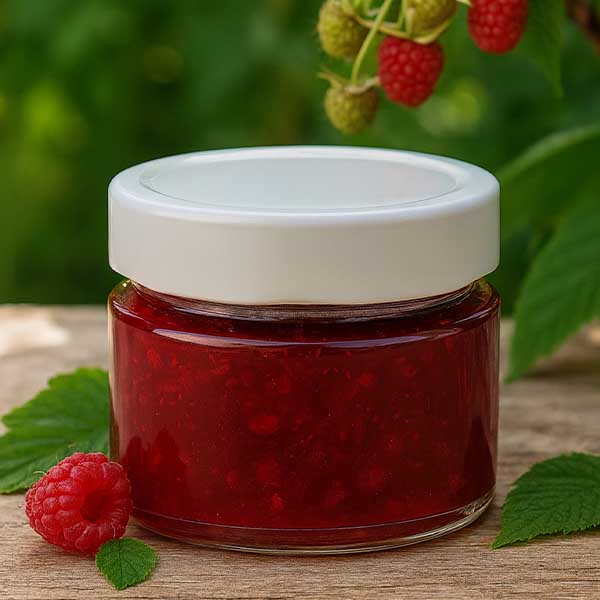 Barattolo rotondo da 130 ml con coperchio BasicSeal bianco UNiTWIST