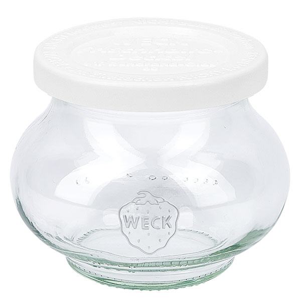 Vasetto decorativo da 220 ml con coperchio salvafreschezza WECK RR60