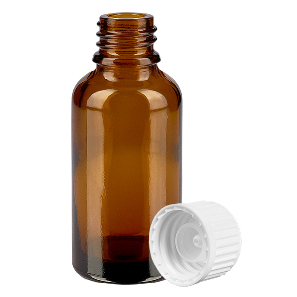 Bottiglia da 30ml (globuli) 3mm GR w. STD MarroneL. UT18/30