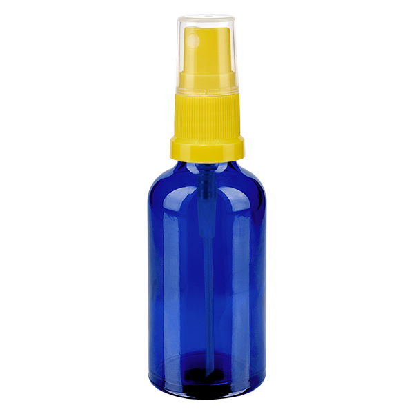Flacone spray da 50 ml giallo/trasparente STD BlueLine UT18/50