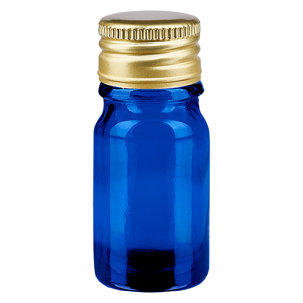 Flacone da 5ml 11mm SV alluminio oro STD BlueLine UT18/5