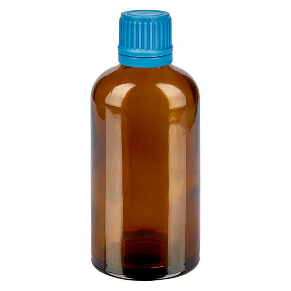 Bottiglia da 100ml 11mm SV blu OV BrownLine UT18/100