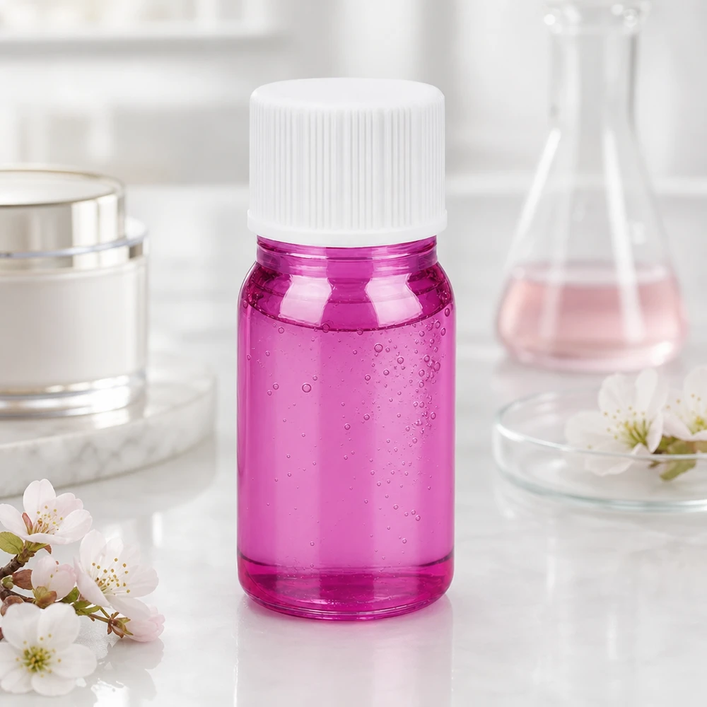 Bottiglia da 5ml con tappo a vite 11mm bianco standard PurpleLine UT18/5 Contenitore in vetro viola da 5 ml con tappo a vite bianco per sostanze e tinture sensibili alla luce