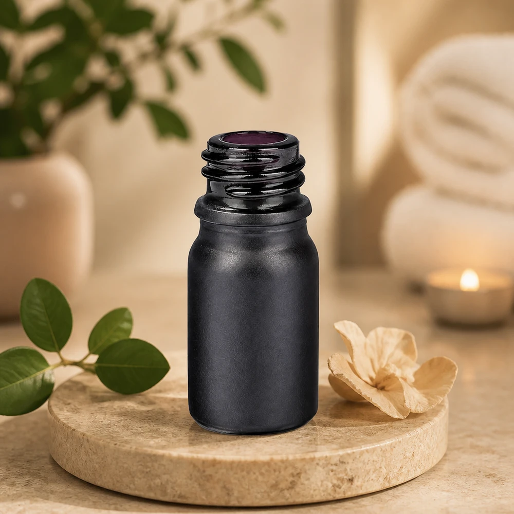 Flacone farmaceutico da 5 ml BlackLine UT18/5 UNiTWIST BlackLine UT18/5 flacone per farmacisti da 5 ml con filettatura a vite precisa per la conservazione sicura dei sieri