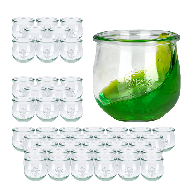Set di 48 vasetti Weck 370ml vaso tulipano