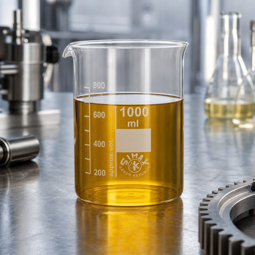 Bicchiere di precisione da 1000 ml in robusto vetro borosilicato con scala millilitrica chiaramente leggibile