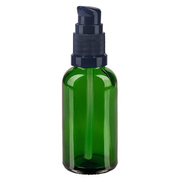 Bottiglia a pompa verde 30ml STD nero ApoGlas