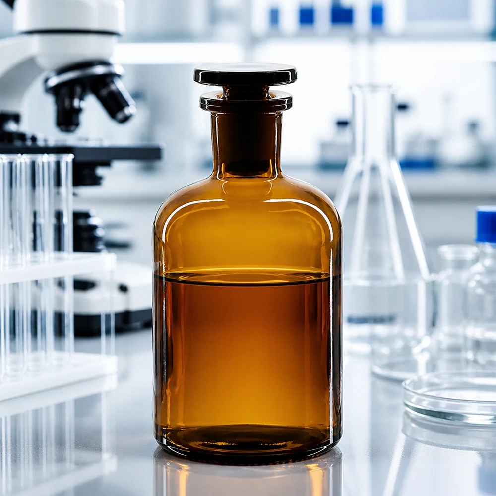 Bottiglia a spalla tonda 250ml marrone collo stretto in vetro tappo Classico flacone da farmacia da 250 ml, marrone, con collo stretto e tappo di vetro, da laboratorio