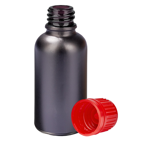 Bottiglia da 30ml 11mm SV rosso OV BlackLine UT18/30