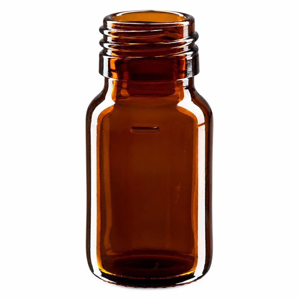 Flacone per medicinali da 30ml marrone, senza tappo PP28 ApoGlas Flacone in vetro ambrato da 30 ml senza tappo per applicazioni mediche Filettatura PP28