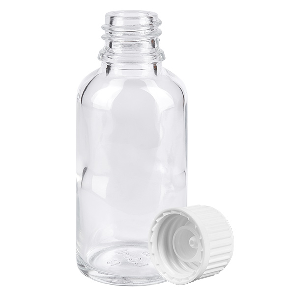 Flacone da 30 ml (globuli) 3 mm GR s. STD ClearL. UT18/30