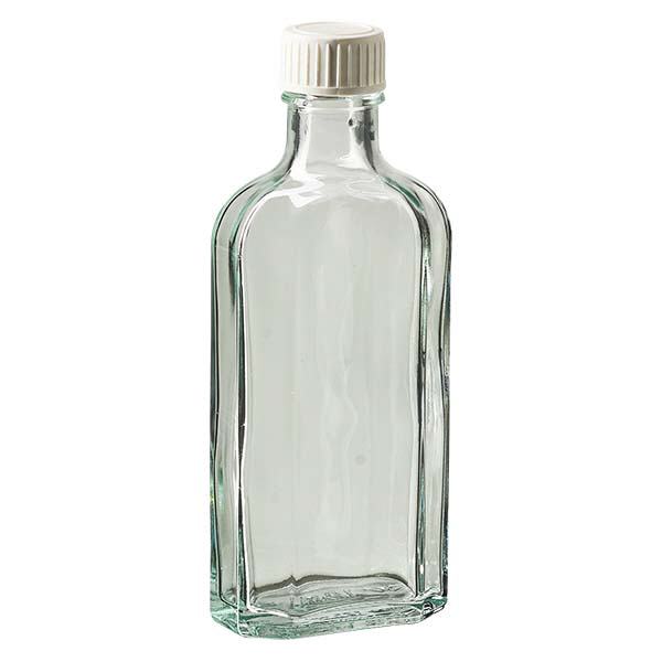 Tappo a vite trasparente Meplat da 125 ml con inserto in schiuma PE Tappo a vite trasparente Meplat da 125 ml con inserto in schiuma PE