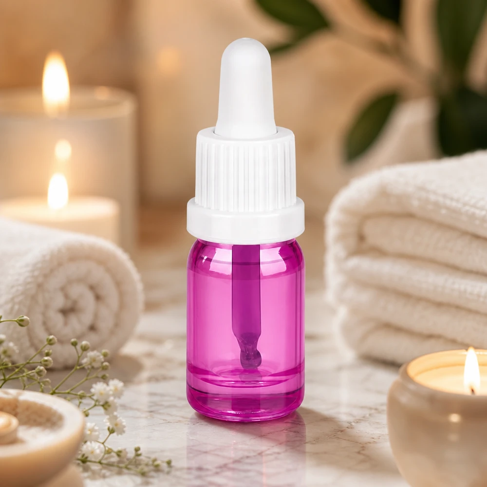 Bottiglia per pipette da 5ml bianco originalità tappo a vite PurpleLine UT18/5 Flacone per pipette da 5 ml con tappo igienico per applicazioni professionali