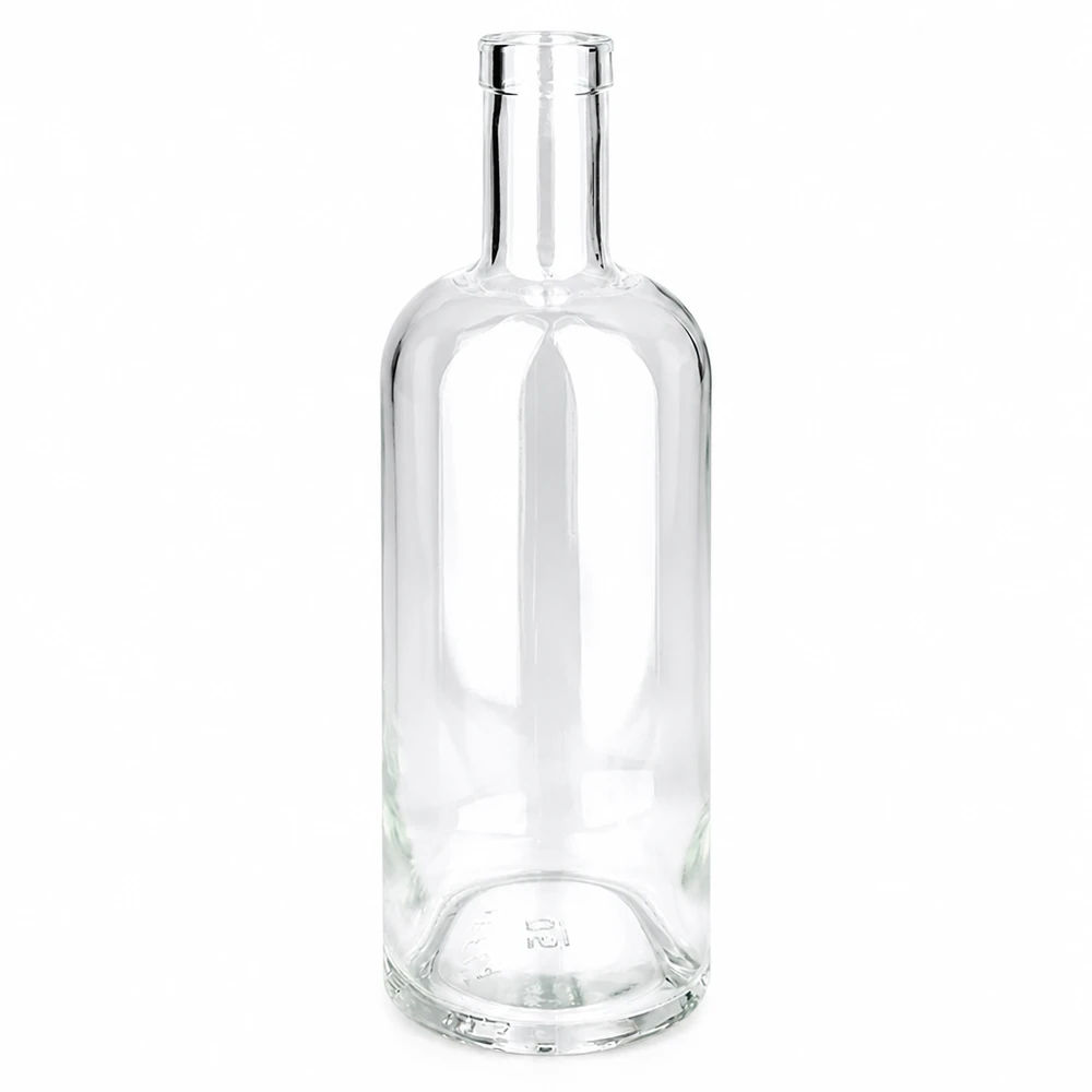 Bottiglia in vetro da 750 ml Emma senza tappo UNiTWIST® Bottiglia di vetro da 750ml Emma trasparente senza tappo UNiTWIST bottiglia vuota per liquori chiara