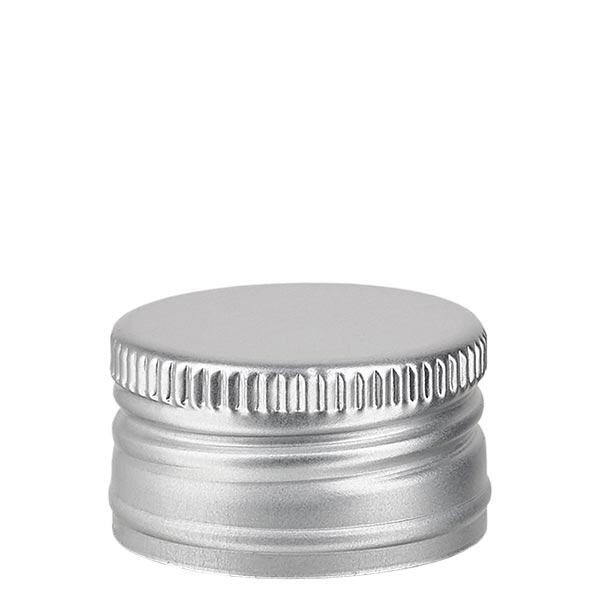 Tappo a vite PP 24mm alluminio argento pc Tappo a vite PP 24mm alluminio argento pc