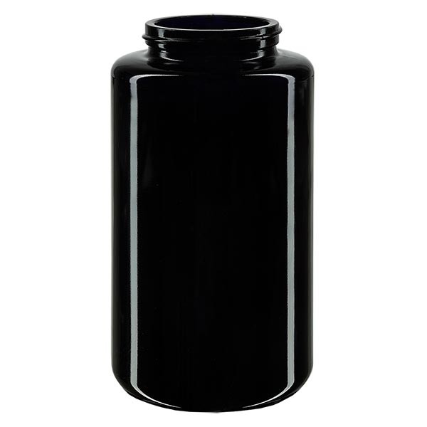 Barattolo a bocca larga in vetro viola 300ml, senza coperchio Barattolo a bocca larga in vetro viola 300ml, senza coperchio