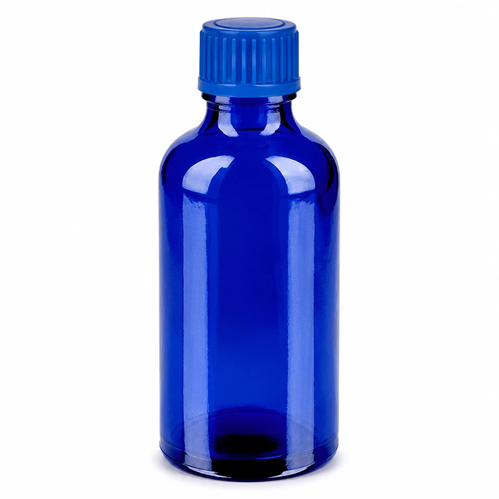 Bottiglia da 50ml 11mm SV blu STD BlueLine UT18/50 Flacone blu compatto da 50 ml con filettatura da 11 mm per una conservazione sicura