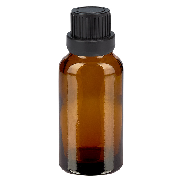 Bottiglia da 20ml 11mm SV nero OV BrownLine UT18/20