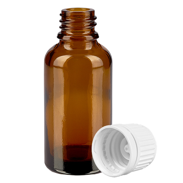 Bottiglia da 30ml 11mm SV bianco OV BrownLine UT18/30