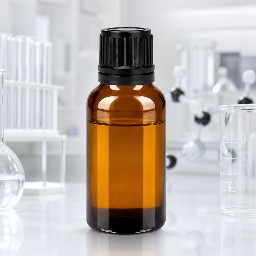 Bottiglia da 20ml 11mm SV nero OV BrownLine UT18/20 Flacone in vetro da 20 ml resistente agli agenti chimici con tappo a vite a tenuta stagna per applicazioni di laboratorio