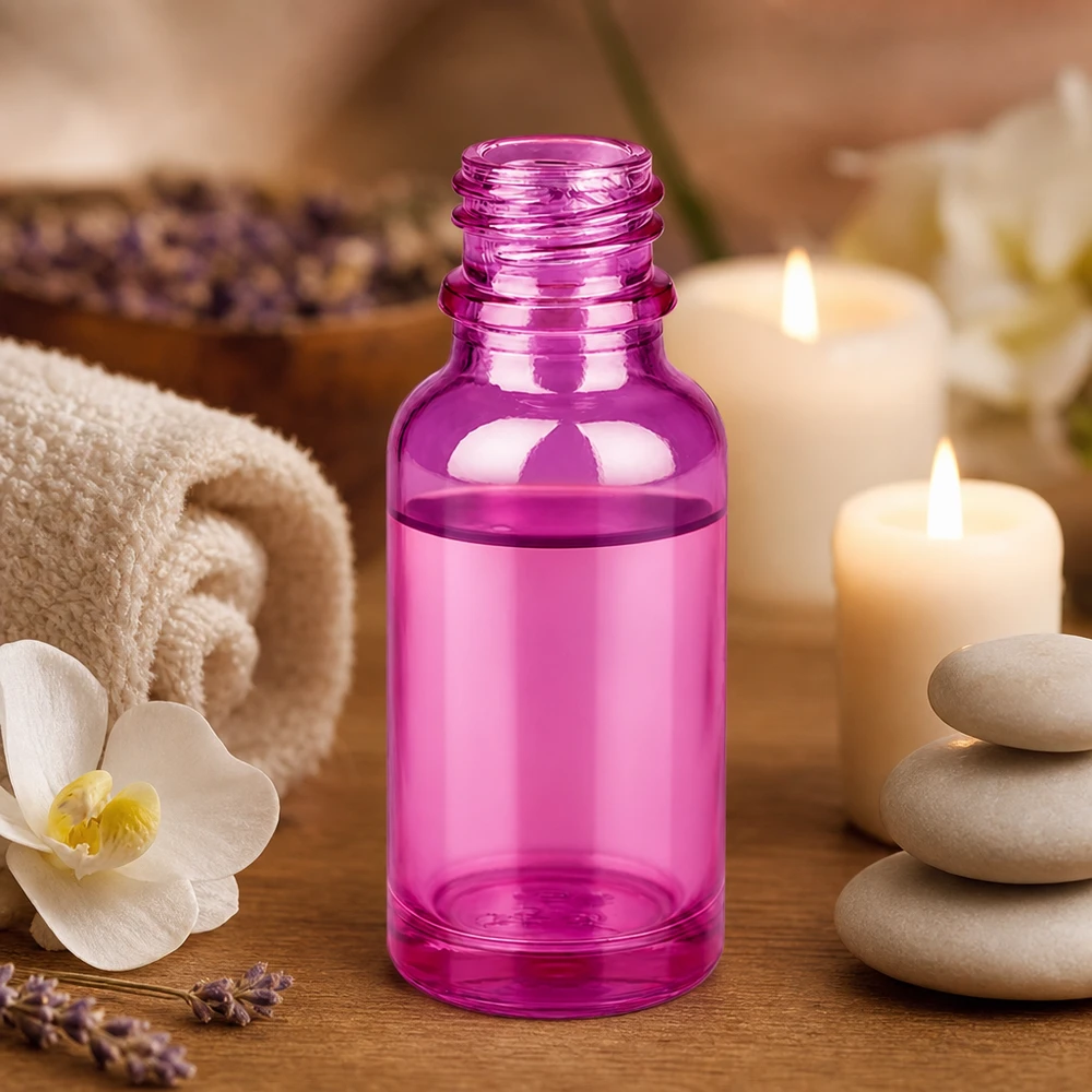 Bottiglia da farmacia da 20 ml PurpleLine UT18/20 UNiTWIST Flacone da 20 ml per farmacia PurpleLine con tappo UNiTWIST UT18/20 in un moderno design viola