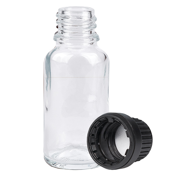 Bottiglia da 20ml 11mm SV nero OV ClearLine UT18/20