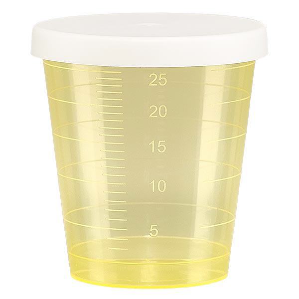 Bicchiere per farmaci giallo 30ml Bicchiere per farmaci giallo 30ml