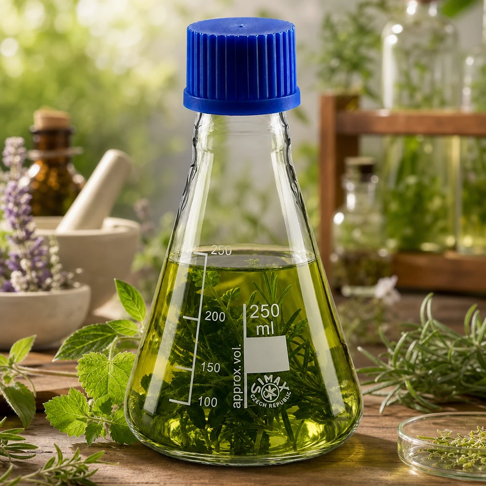 Beuta da 250 ml con tappo a vite Beuta da 250 ml resistente al calore con base stabile per un appoggio sicuro in laboratorio