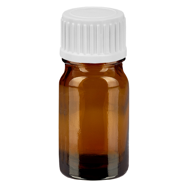 Flacone contagocce da 5 ml 0,9 mm bianco STD BrownLine UT18/5