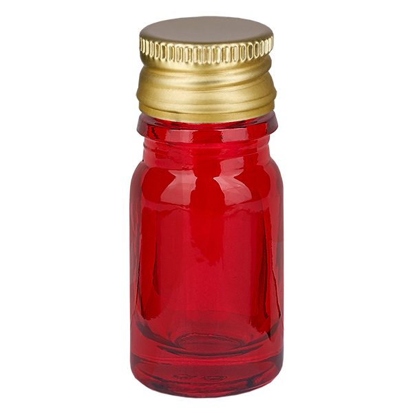 Flacone 5ml 11mm SV alluminio oro STD RedLine UT18/5