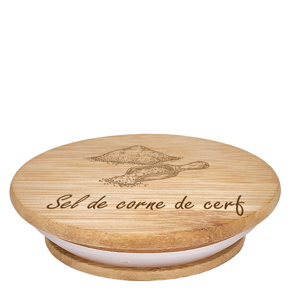 Coppia in legno "Sel de corne de cerf" per WECK RR60