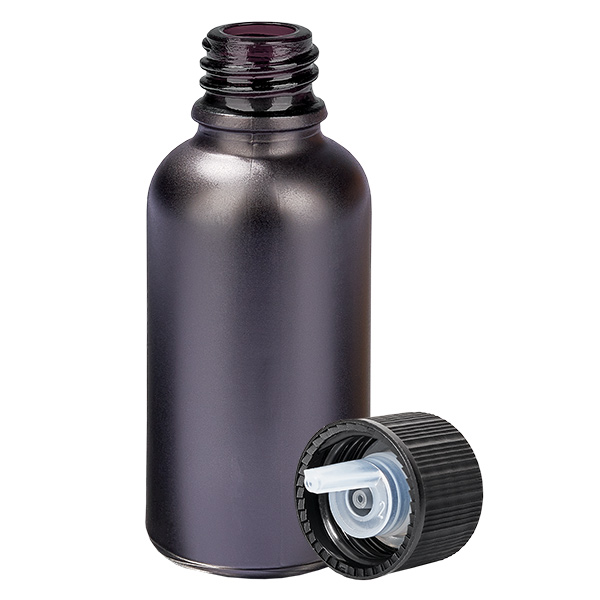 Flacone contagocce da 30 ml 1 mm nero STD BlackLine UT18/30