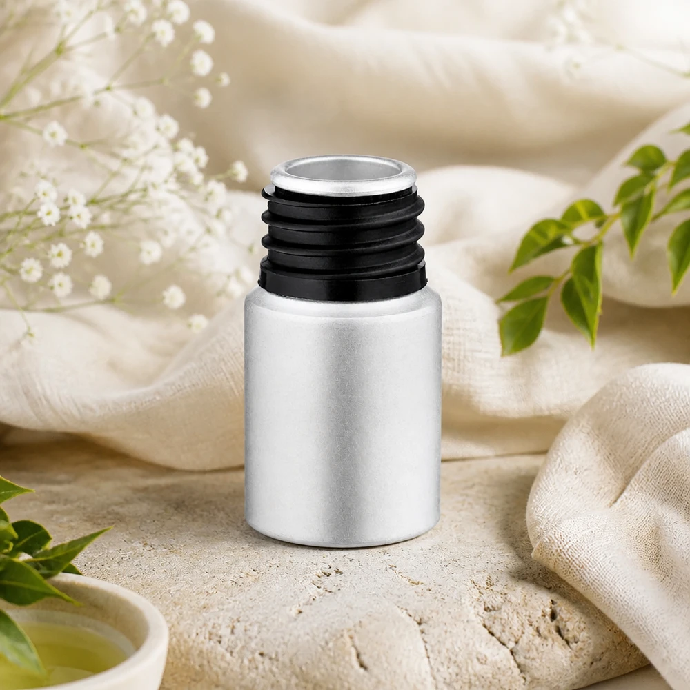 Flacone in alluminio colorato da 10 ml Flacone professionale in alluminio decapato da 10 ml con superficie resistente agli agenti chimici per applicazioni farmaceutiche