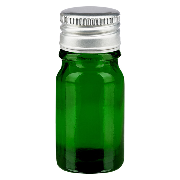 Bottiglia da 5ml 11mm SV Alluminio-Argento STD GreenL. UT18/5