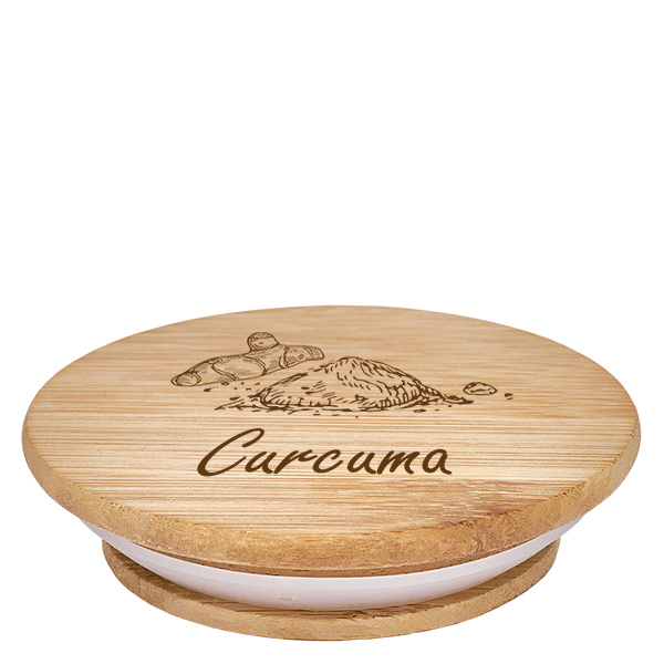 Coppia in legno "Curcuma" per WECK RR60