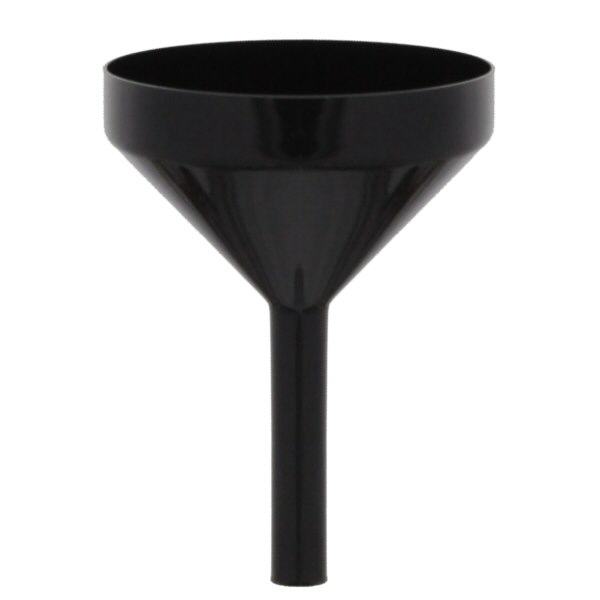 Mini imbuto in plastica, nero