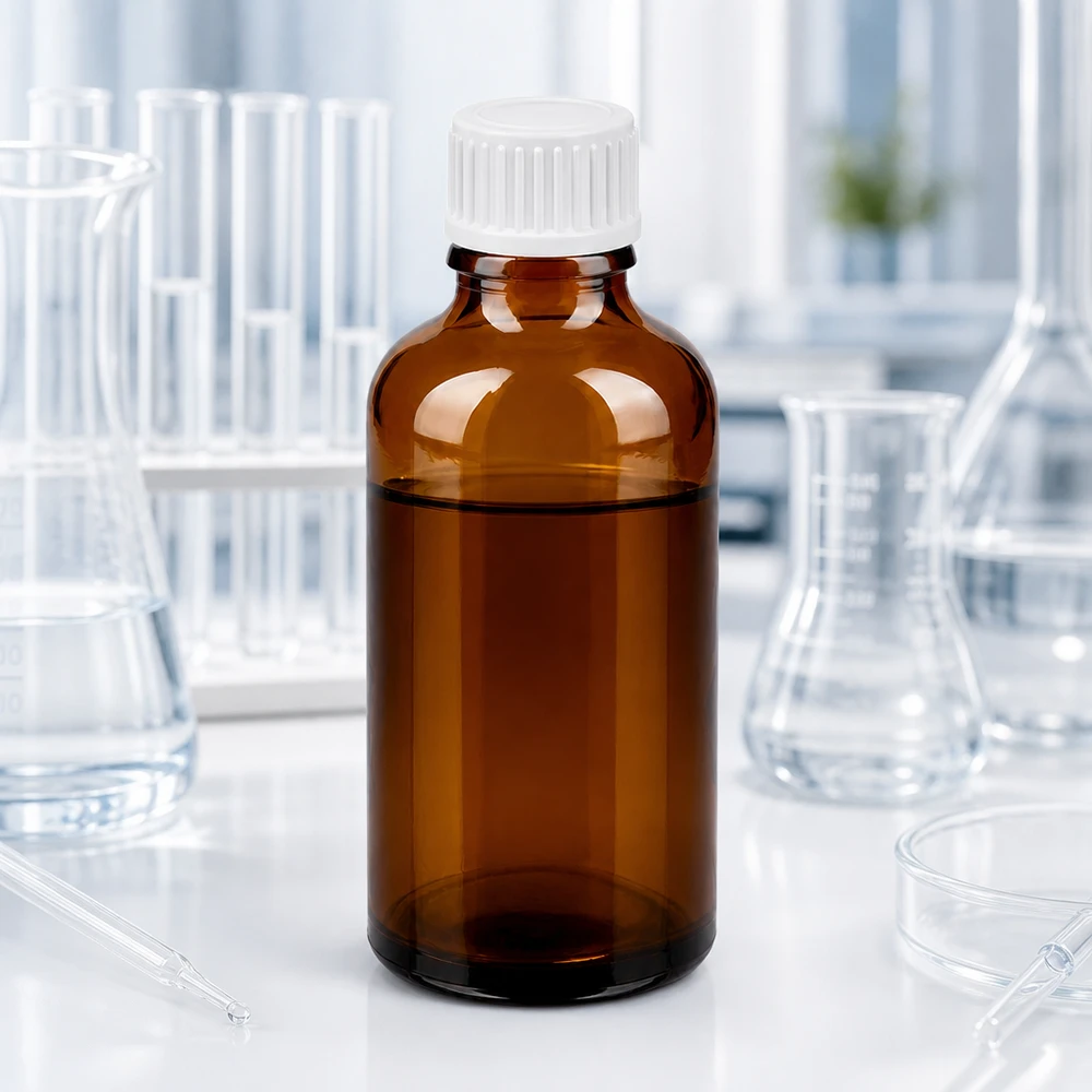 Flacone contagocce da 50 ml 0,9 mm bianco STD BrownLine UT18/50 Flacone contagocce di qualità da laboratorio da 50 ml in vetro colorato con attacco per il dosaggio preciso dei reagenti