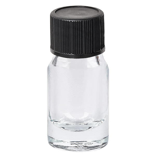 Flacone contagocce da 5 ml 1 mm nero STD ClearLine UT18/5