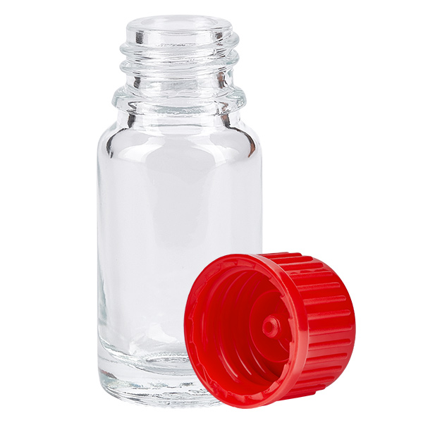 Flacone da 10ml 11mm SV rosso STD ClearLine UT18/10