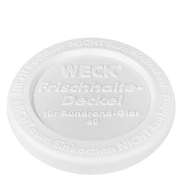 Coperchio di conservazione WECK/REX RR60 Coperchio per conserve WECK RR60 bianco trasparente per barattolo con bordo rotondo diametro 60 mm Accessori per barattoli da conserva