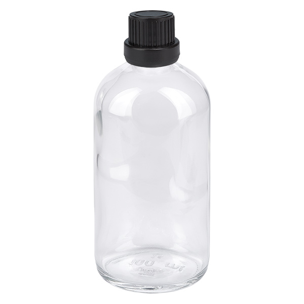 Flacone contagocce da 100 ml 2 mm nero OV ClearLine UT18/100