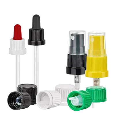 Tappi e pipette per flaconi farmaceutici